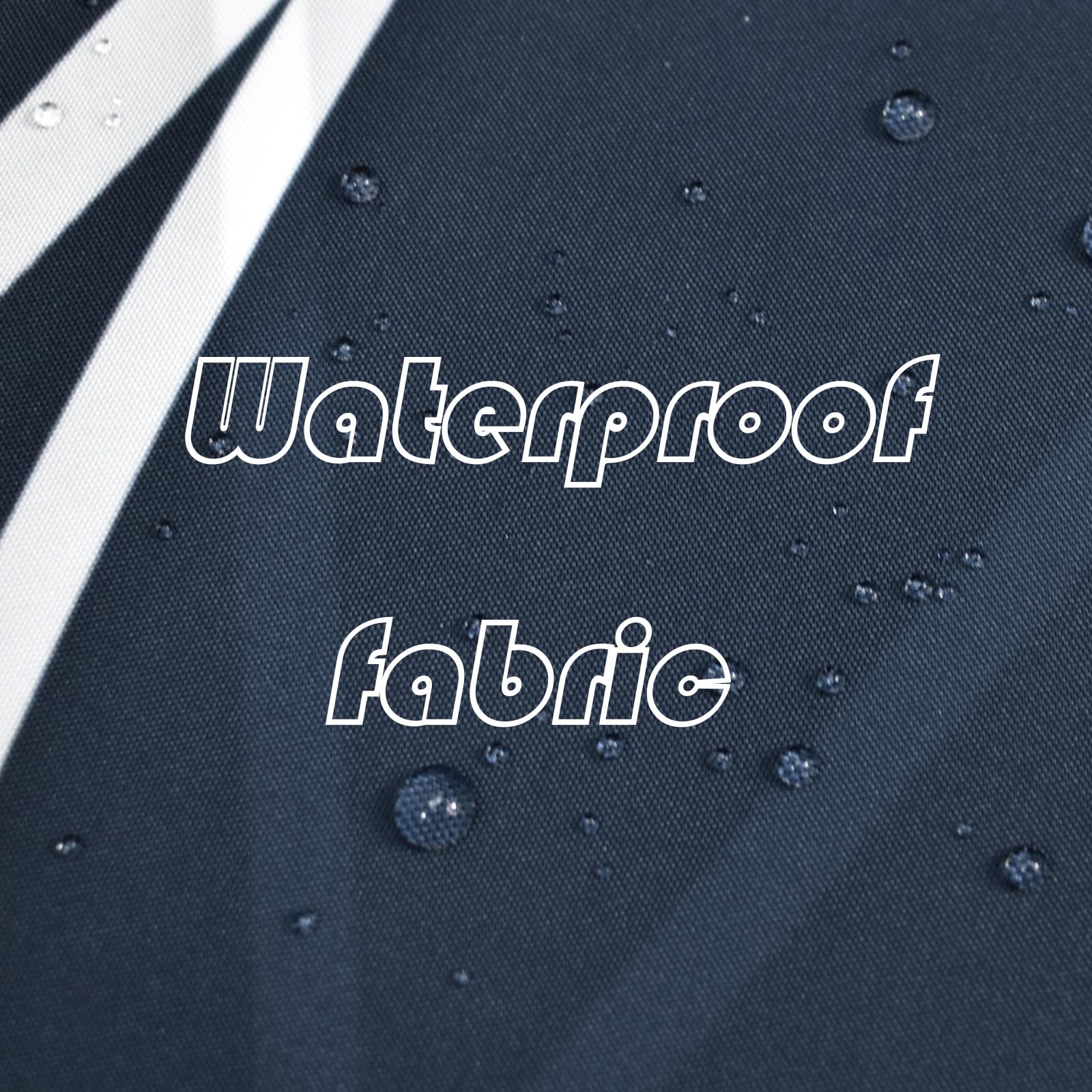 Punkray Aegean Blue Shower Curtain For Bathroom With Hooks,Shower Curtain Set,White Stripe Bath Curtains Decorative Shower Curta